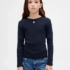 Kids Keyhole Bow Fitted T-Shirt