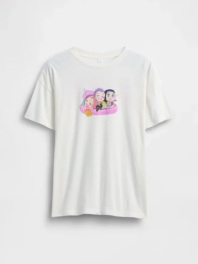 Kids Kpop Demon Hunters Graphic Tunic T-Shirt