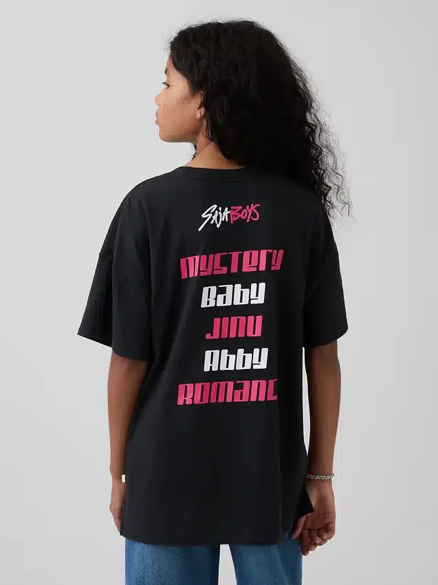 Kids Kpop Demon Hunters Graphic Tunic T-Shirt