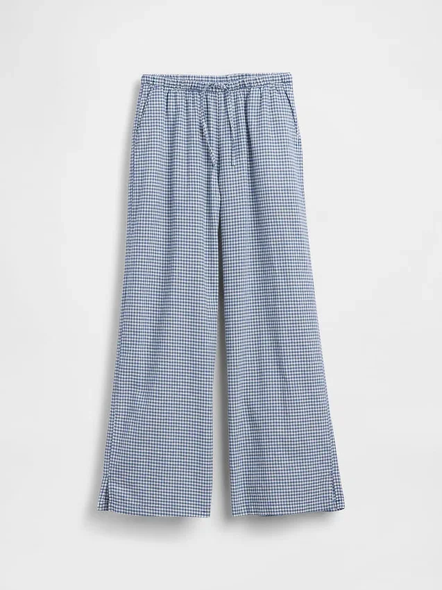 Kids Linen-Cotton Easy Wide-Leg Pants