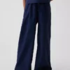 Kids Linen-Cotton Easy Wide-Leg Pants