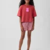 Kids Linen-Cotton Gingham Easy Shorts