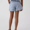 Kids Linen-Cotton Gingham Easy Shorts