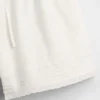 Kids Linen-Cotton Lace-Trim Easy Shorts