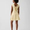 Kids Linen-Cotton Scoop Neck Dress