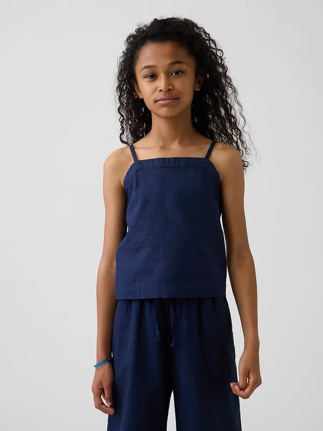 Kids Linen-Cotton Tank Top
