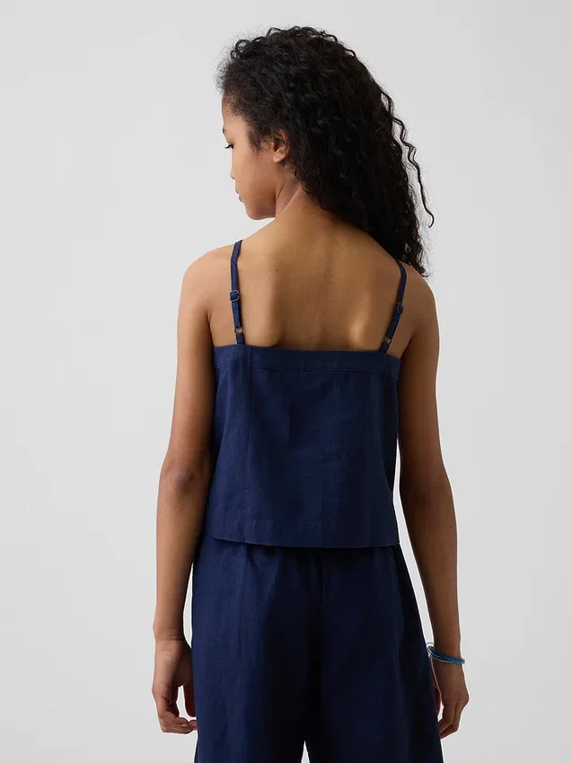 Kids Linen-Cotton Tank Top