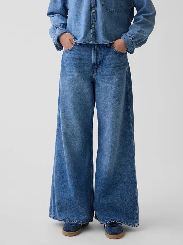 Kids Low Rise Baggy Jeans