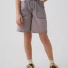 Kids Low Rise Easy Longline Denim Shorts