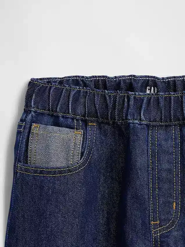 Kids Low Rise Easy Metallic Baggy Jeans