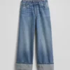 Kids Low Rise Easy Wide-Leg Baggy Jeans