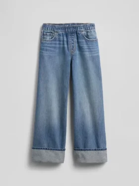 Kids Low Rise Easy Wide-Leg Baggy Jeans