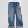 Kids Low Rise Easy Wide-Leg Baggy Jeans