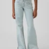 Kids Low Rise Lace-Up Relaxed Flare Jeans