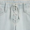 Kids Low Rise Lace-Up Relaxed Flare Jeans