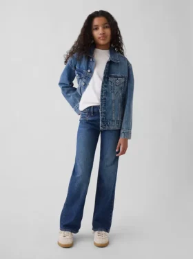 Kids Low Rise Relaxed Straight Jeans