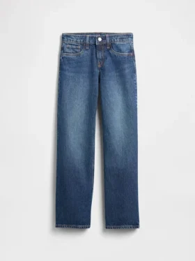 Kids Low Rise Relaxed Straight Jeans