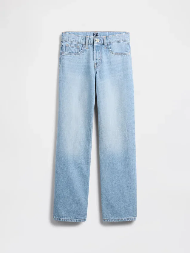 Kids Low Rise Straight Jeans