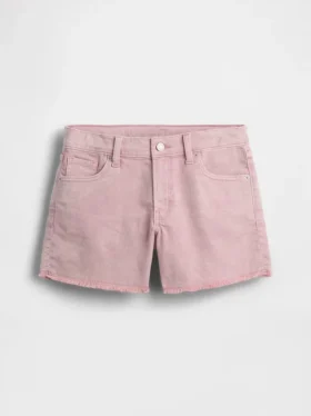 Kids Low Rise Stride Denim Shorts