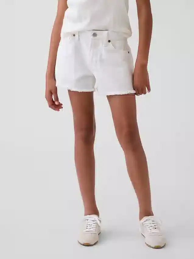 Kids Low Rise Stride Denim Shorts