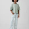Kids Low Rise Stride Wide-Leg Jeans