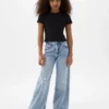 Kids Low Rise Stride Wide-Leg Jeans