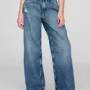 Kids Low Rise Stride Wide-Leg Jeans