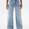 Kids Low Rise Stride Wide-Leg Jeans