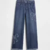 Kids Low Rise Stride Wide-Leg Jeans