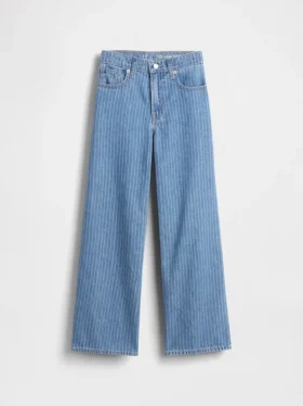 Kids Low Rise Stride Wide-Leg Jeans