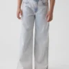 Kids Low Rise Stride Wide-Leg Jeans