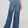 Kids Low Rise Stride Wide-Leg Jeans