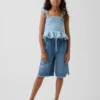 Kids Low Rise Ultrasoft Easy Longline Denim Shorts