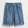 Kids Low Rise Ultrasoft Easy Longline Denim Shorts