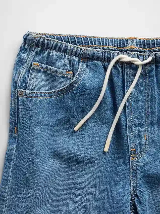 Kids Low Rise Ultrasoft Easy Longline Denim Shorts
