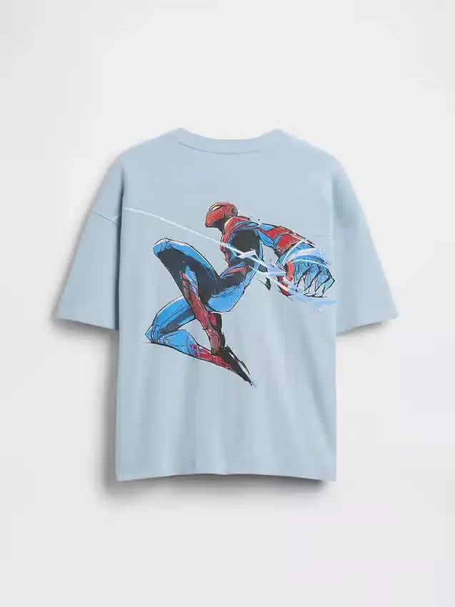 Kids Marvel Oversized Graphic T-Shirt