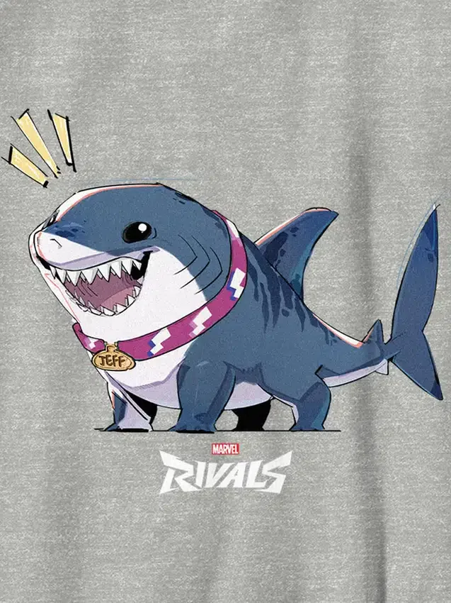 Kids Marvel Rivals Jeff the Shark Graphic T-Shirt