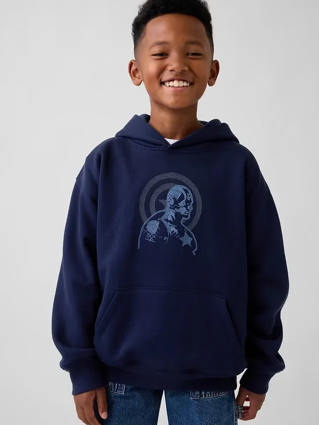 Kids Marvel Vintagesoft Relaxed Hoodie