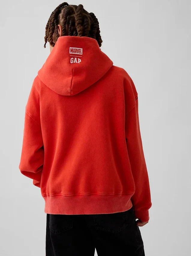 Kids Marvel Vintagesoft Spider-Man Relaxed Hoodie