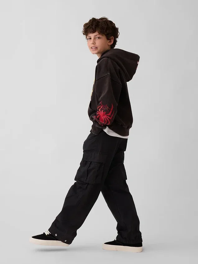 Kids Marvel Vintagesoft Spider-Man Relaxed Hoodie