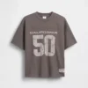 Kids Mesh Oversized Graphic Jersey T-Shirt