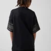 Kids Mesh Oversized Graphic Jersey T-Shirt