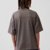 Kids Mesh Oversized Graphic Jersey T-Shirt