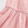 Kids Mesh Ruffle Cap-Sleeve Dress