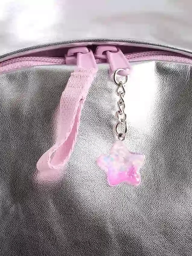Kids Metallic Charm Backpack