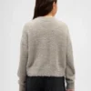 Kids Metallic Eyelash Crewneck Sweater