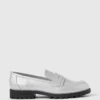 Kids Metallic Loafers