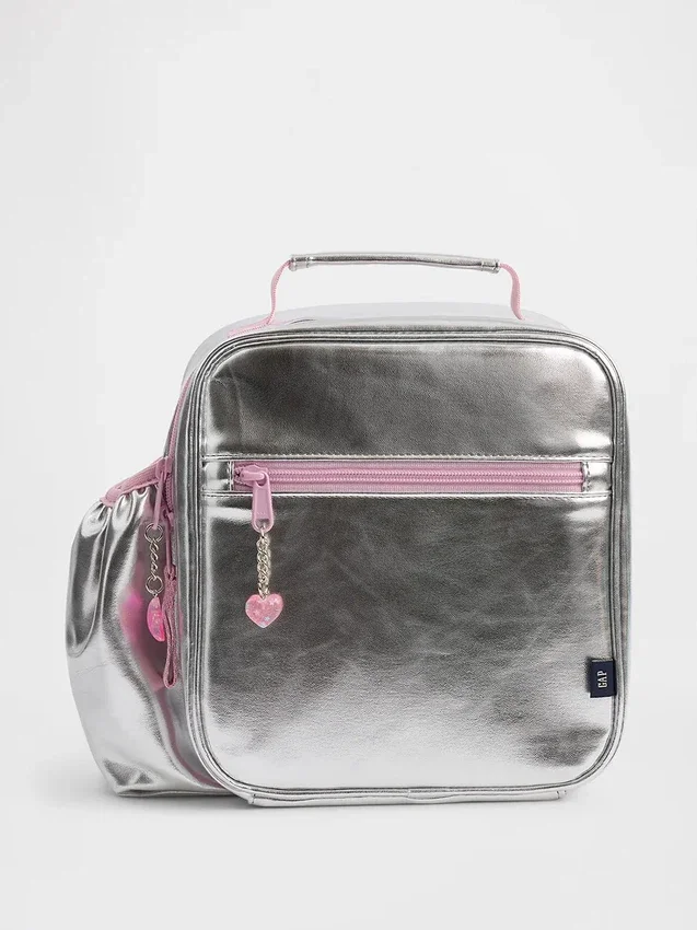 Kids Metallic Lunch Bag