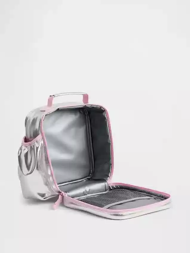 Kids Metallic Lunch Bag