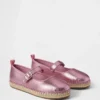 Kids Metallic Mary Jane Espadrilles